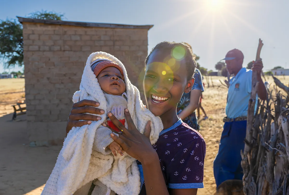 Internationaal hulptransport naar Afrika